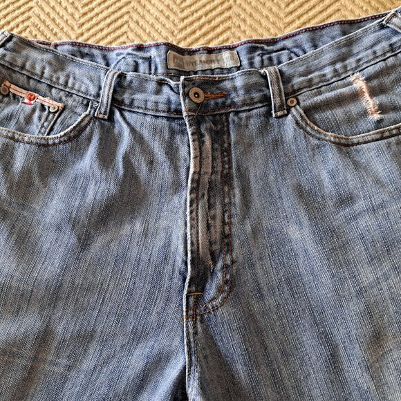 Paco Straight Leg Distressed Jeans Vintage 36 X 32 - Picture 4 of 12